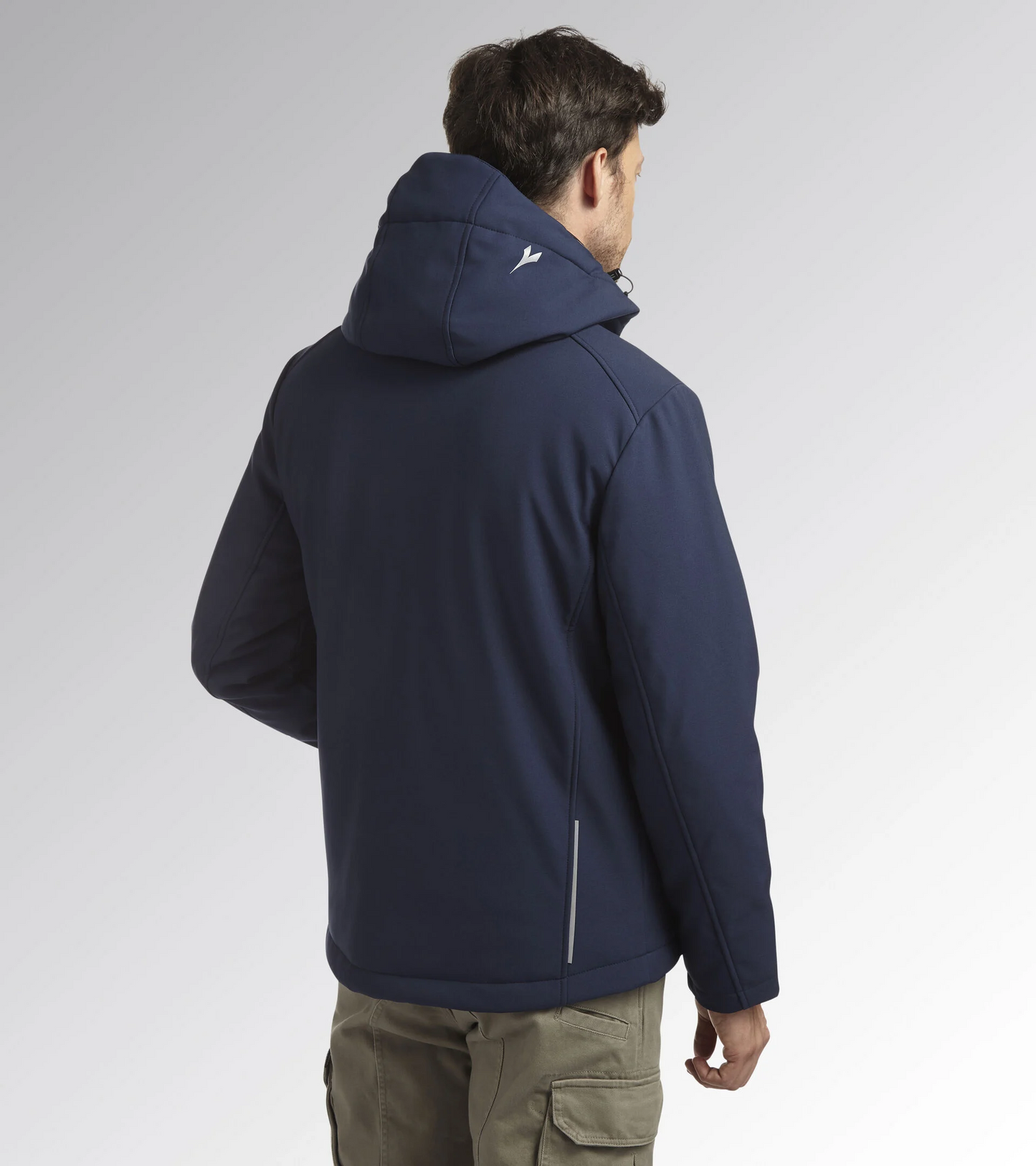 DIADORA UTILITY  - GIACCA PADDED SOFTSHELL SAIL BLU CLASSICO 178365 60062