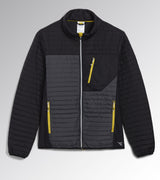 DIADORA UTILITY  LIGHT JACKET COLOR BLOCK giacca imbottita leggera nero/verde/giallo
