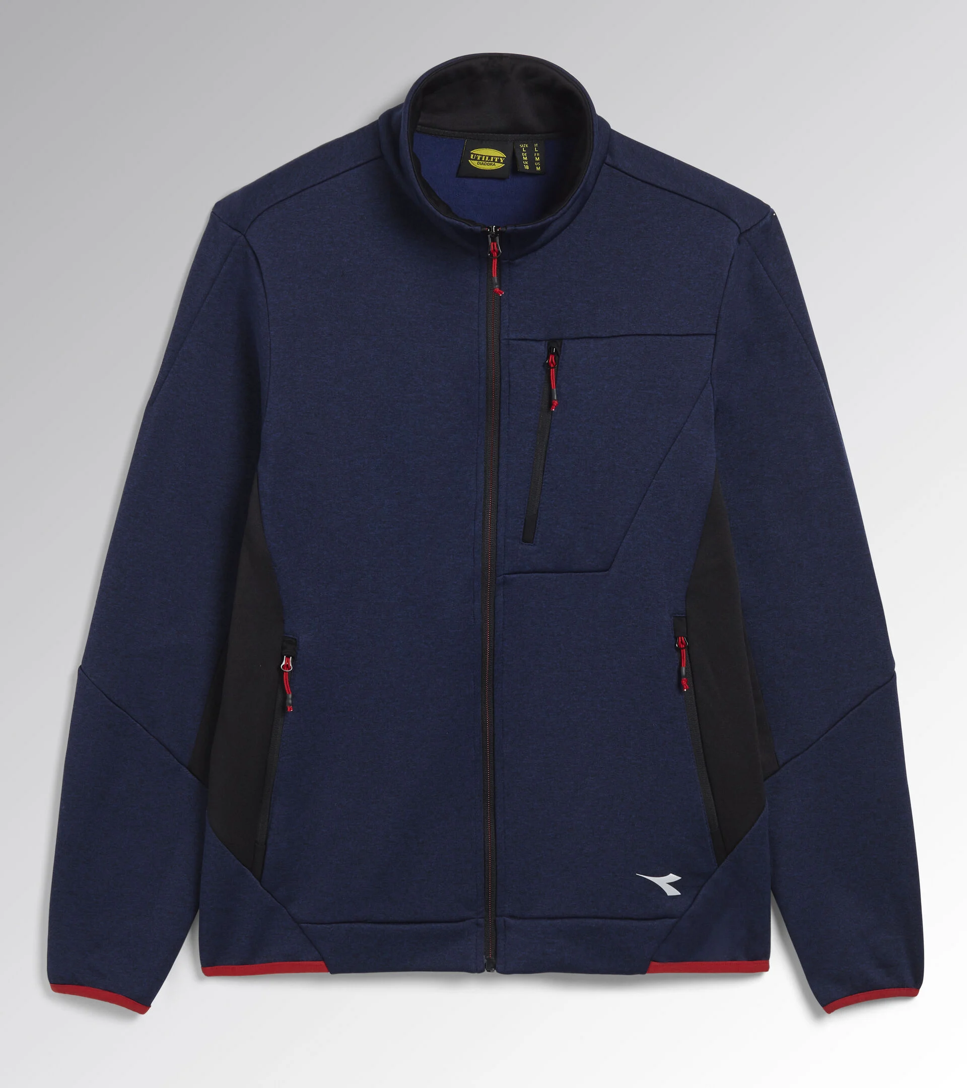 DIADORA UTILITY POLAR FLEECE TECHNO Pile tecnico super stretch BLU ABISSO/NERO