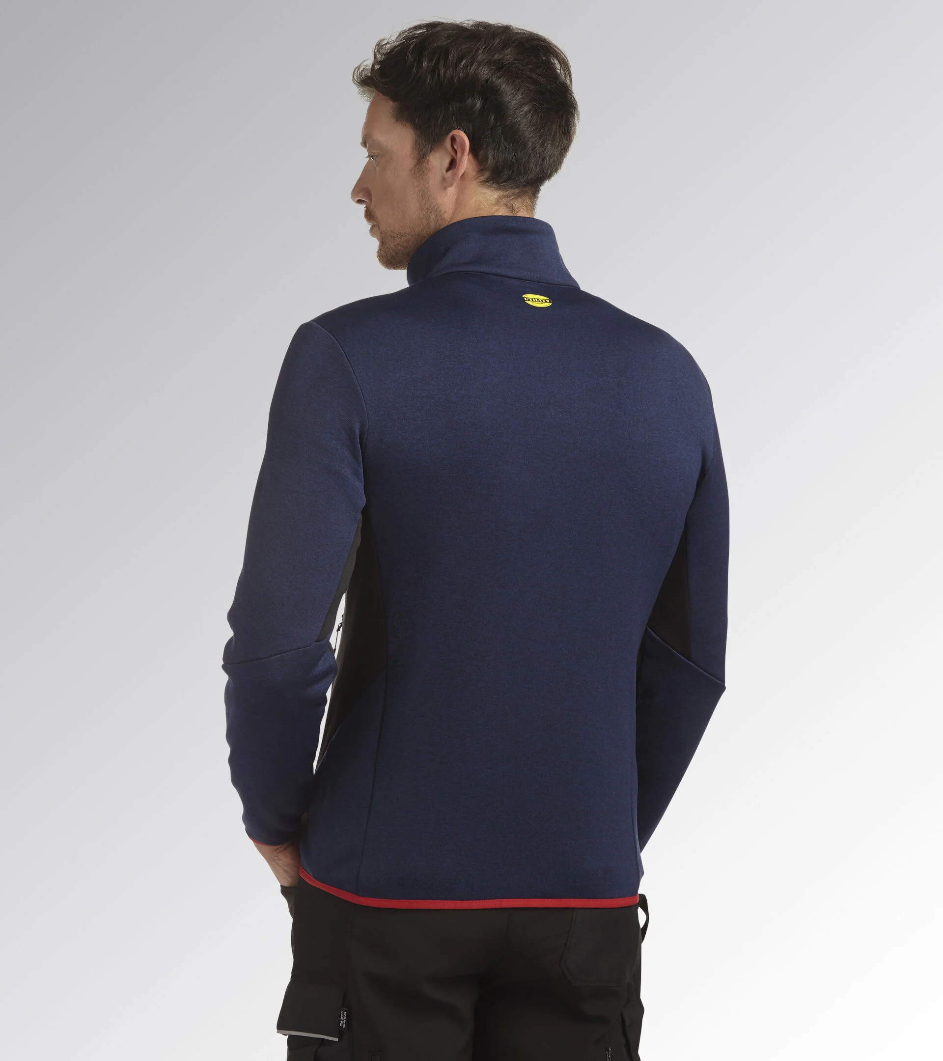 DIADORA UTILITY POLAR FLEECE TECHNO Pile tecnico super stretch BLU ABISSO/NERO