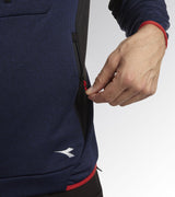 DIADORA UTILITY POLAR FLEECE TECHNO Pile tecnico super stretch BLU ABISSO/NERO