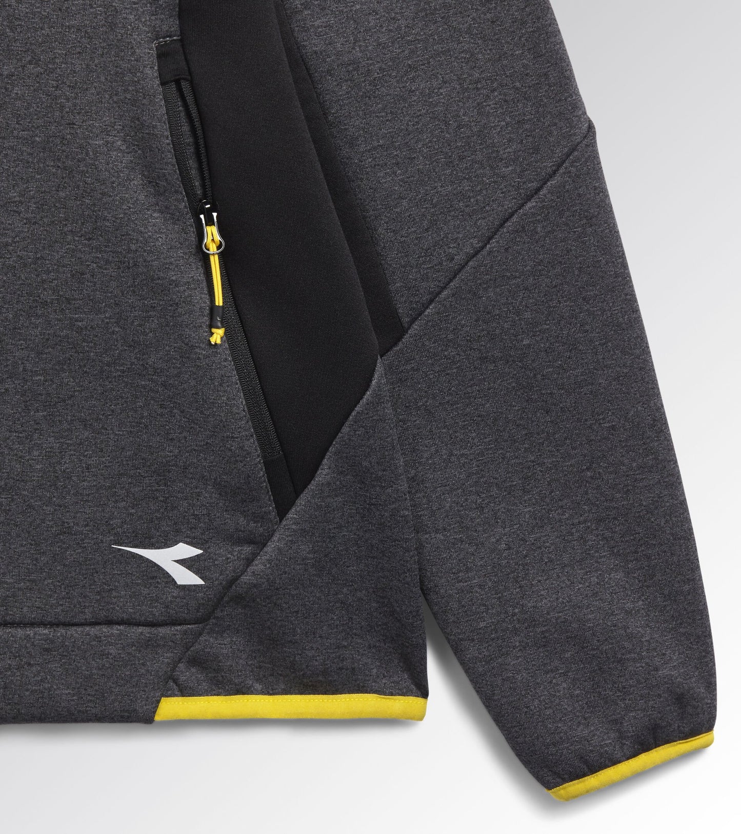 DIADORA UTILITY POLAR FLEECE TECHNO Pile tecnico super stretch GRIGIO/NERO