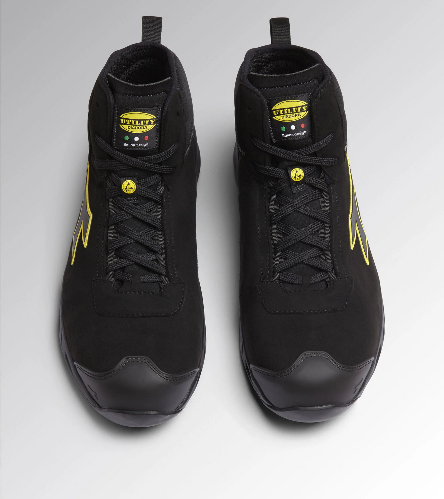 Scarpe Antinfortunistiche Diadora FLY LITEBASE MID S3 HRO SRC ESD NERO/NERO