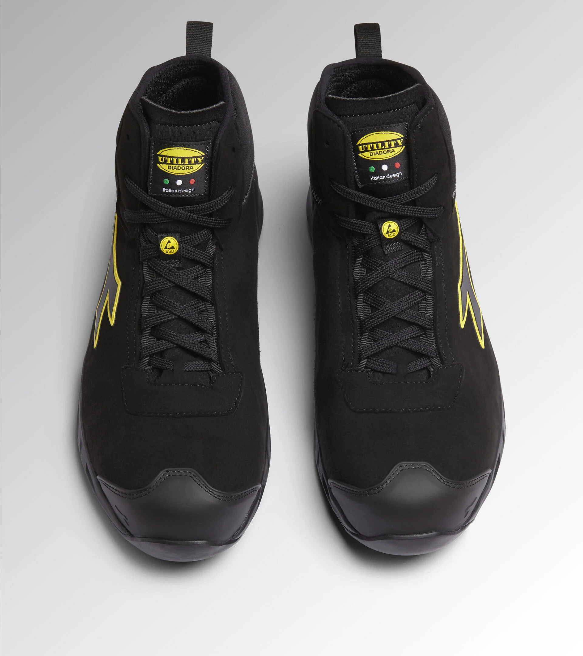 Scarpe Antinfortunistiche Diadora FLY LITEBASE MID S3 HRO SRC ESD NERO/NERO