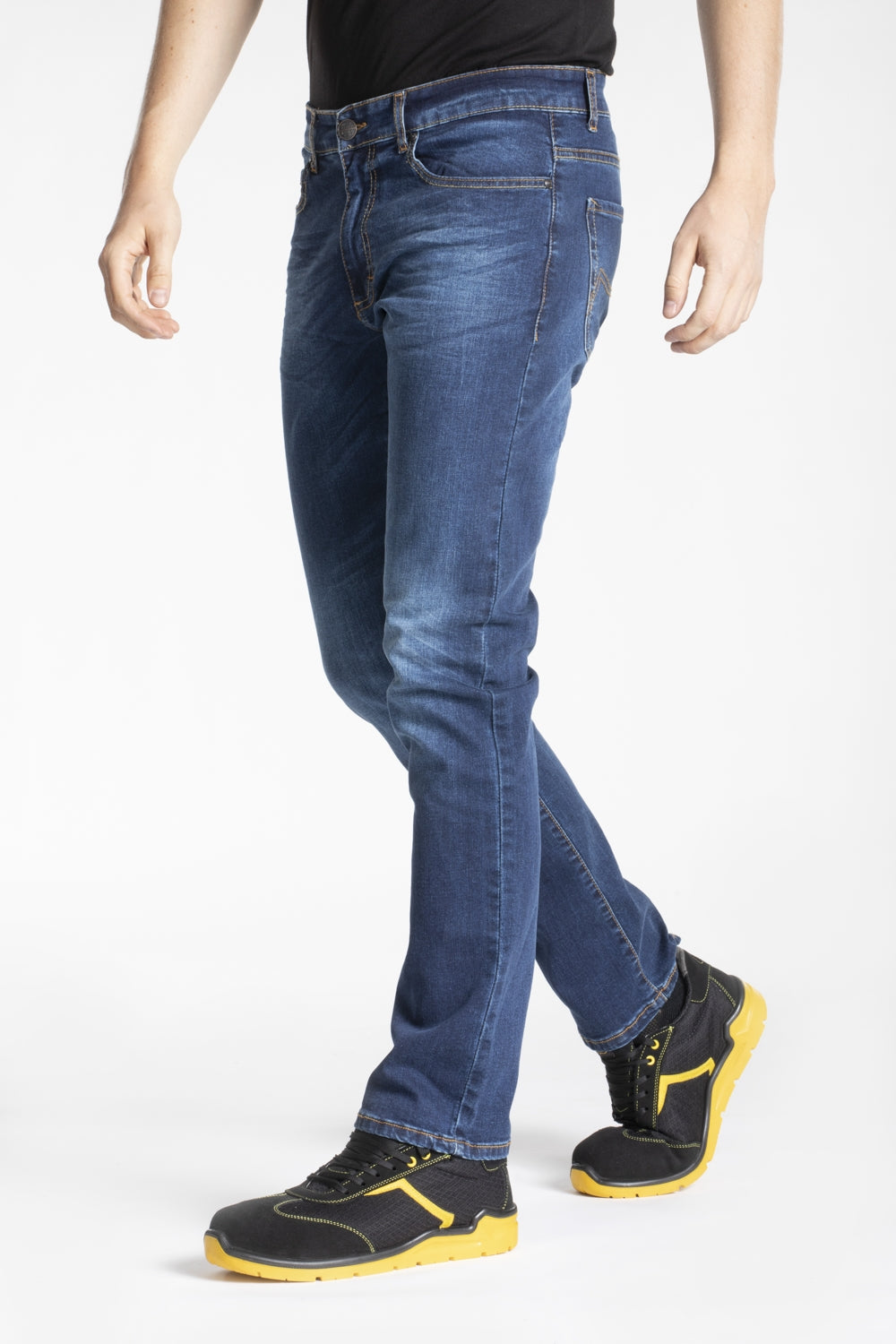 Jeans Fibreflex  dritti comfort in denim spazzolato elasticizzato WORK8 Rica Lewis