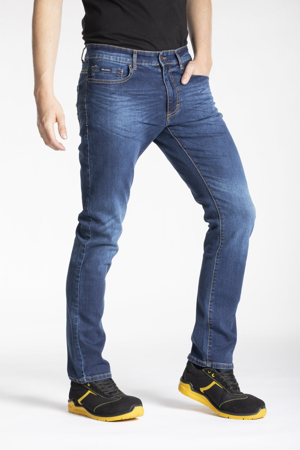 Jeans Fibreflex  dritti comfort in denim spazzolato elasticizzato WORK8 Rica Lewis