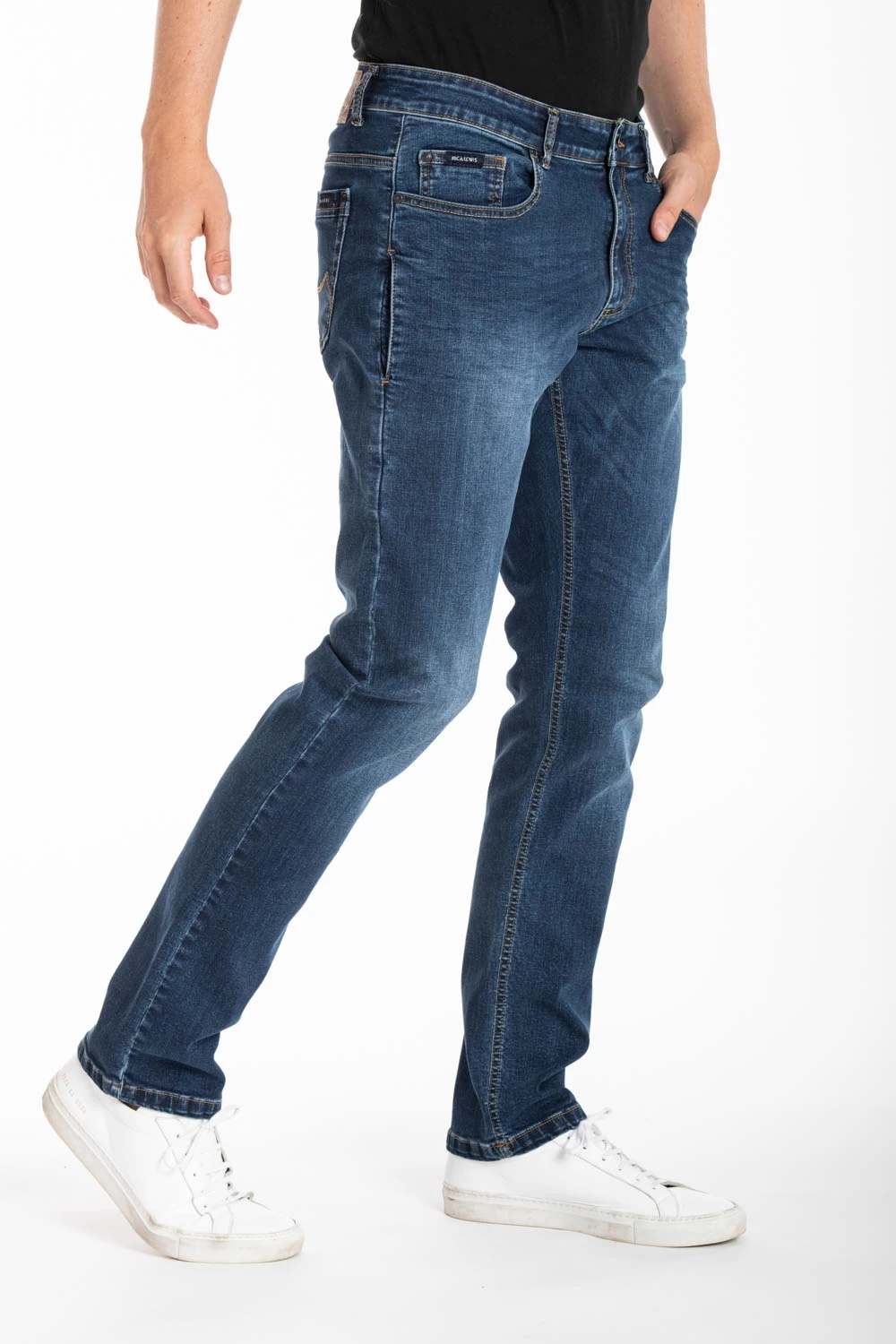 Jeans Fibreflex®  Smartphone stretch Smart Pocket blu denim Rica Lewis