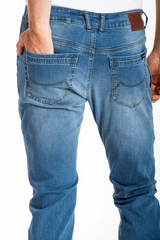 Jeans Fibreflex® Smartphone jeans stretch stone wash Smart Pocket light Rica Lewis