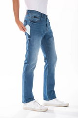 Jeans Fibreflex® Smartphone jeans stretch stone wash Smart Pocket light Rica Lewis