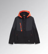 DIADORA UTILITY  SOFTSHELL HYBRID  Giacca bimateriale softshell 179823 C8817 NERO/NERO FANTASMA