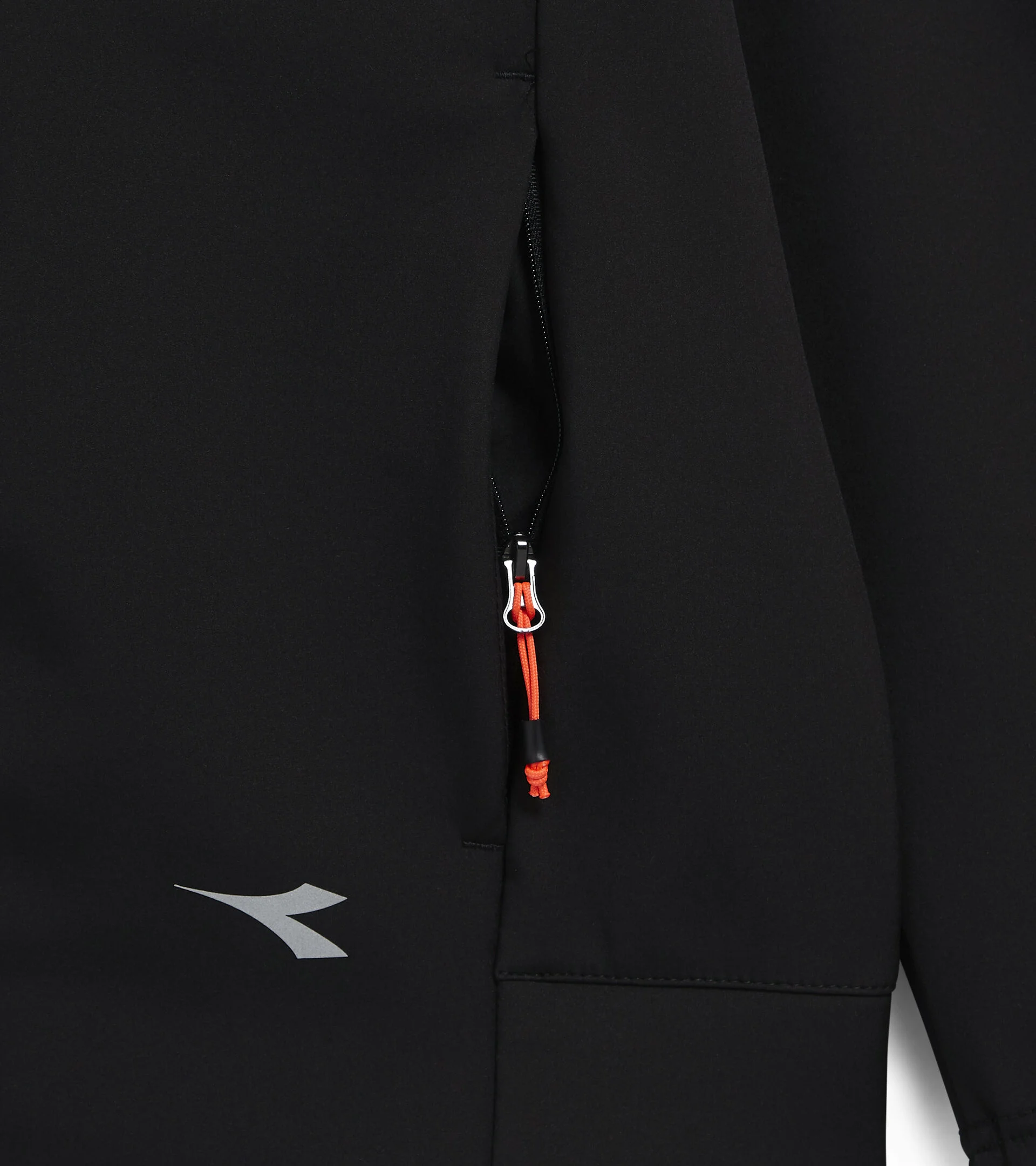 DIADORA UTILITY  SOFTSHELL HYBRID  Giacca bimateriale softshell 179823 C8817 NERO/NERO FANTASMA