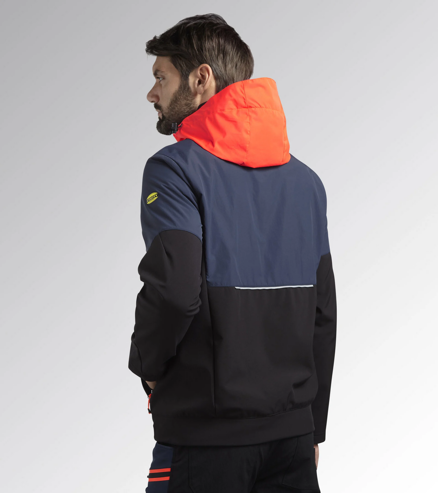 DIADORA UTILITY  SOFTSHELL HYBRID  Giacca bimateriale softshell 179823 C4725