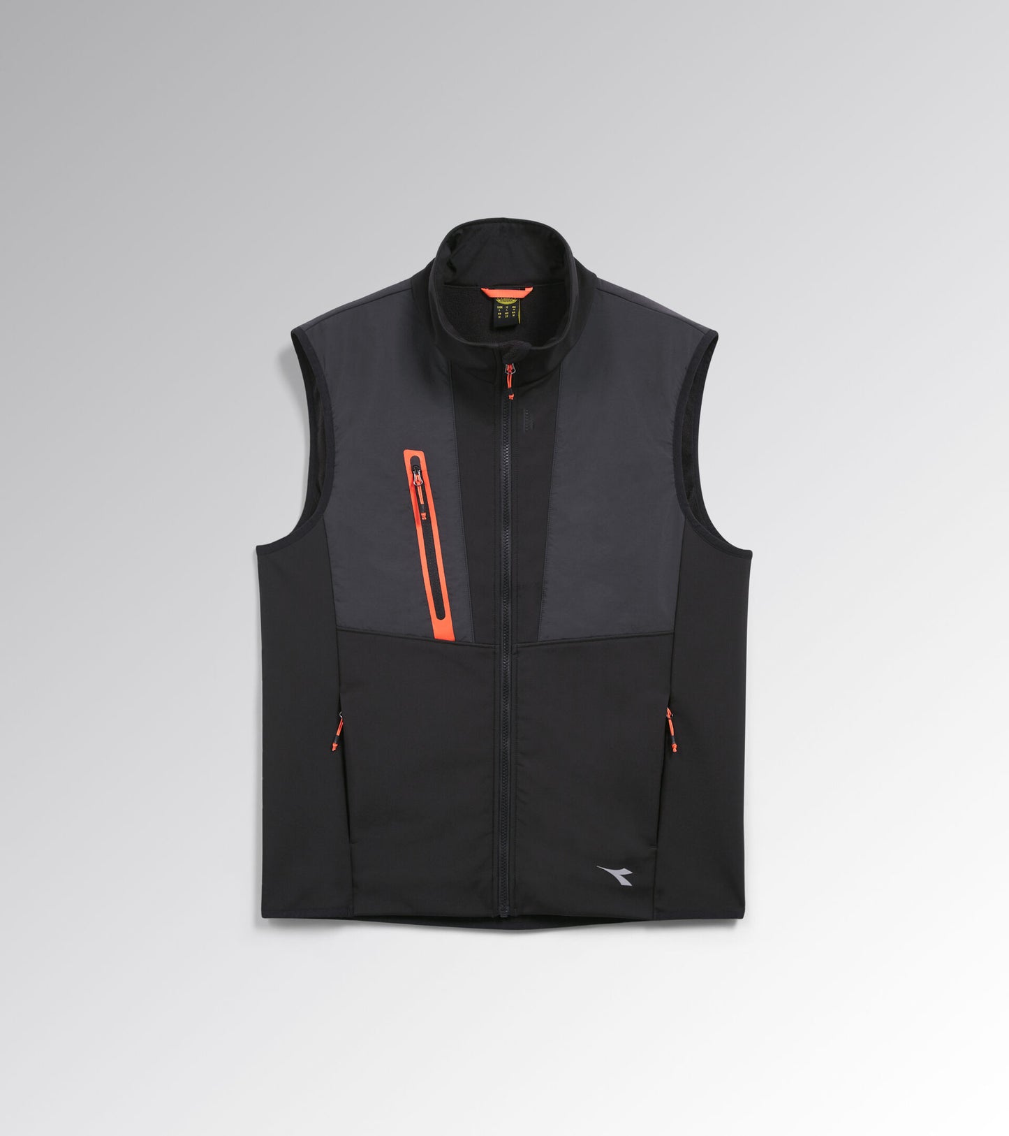 Diadora Utility VEST SOFTSHELL HYBRID Gilet bimateriale softshell  180066 C8817 NERO/NERO FANTASMA