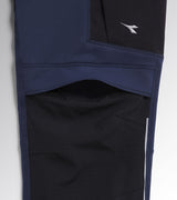Diadora Utility PANT HYBRID PERFORMANCE Pantalone performance multimateriale elasticizzato 179838 C4725 NERO/BLU PROFONDO