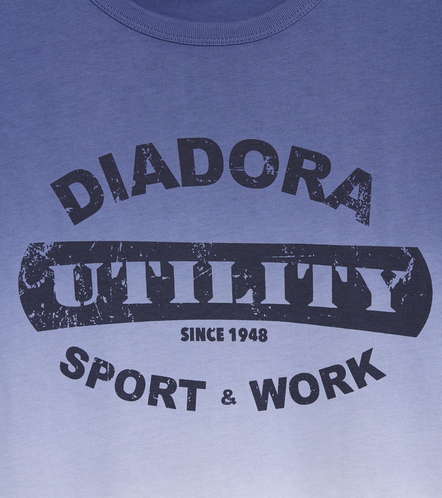 Diadora Utility  T-SHIRT DEEP DYED T-shirt manica corta 179831 75151 GRIGIO PLEUROTUS