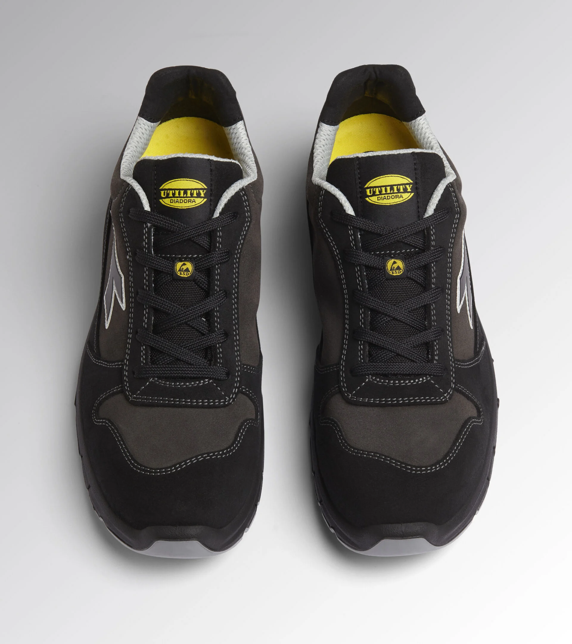 Scarpe Antinfortunistiche Diadora Utility RUN LOW METAL FREE S3L FO SR ESD 179896 C0732 NERO/GRIGIO CARBONE