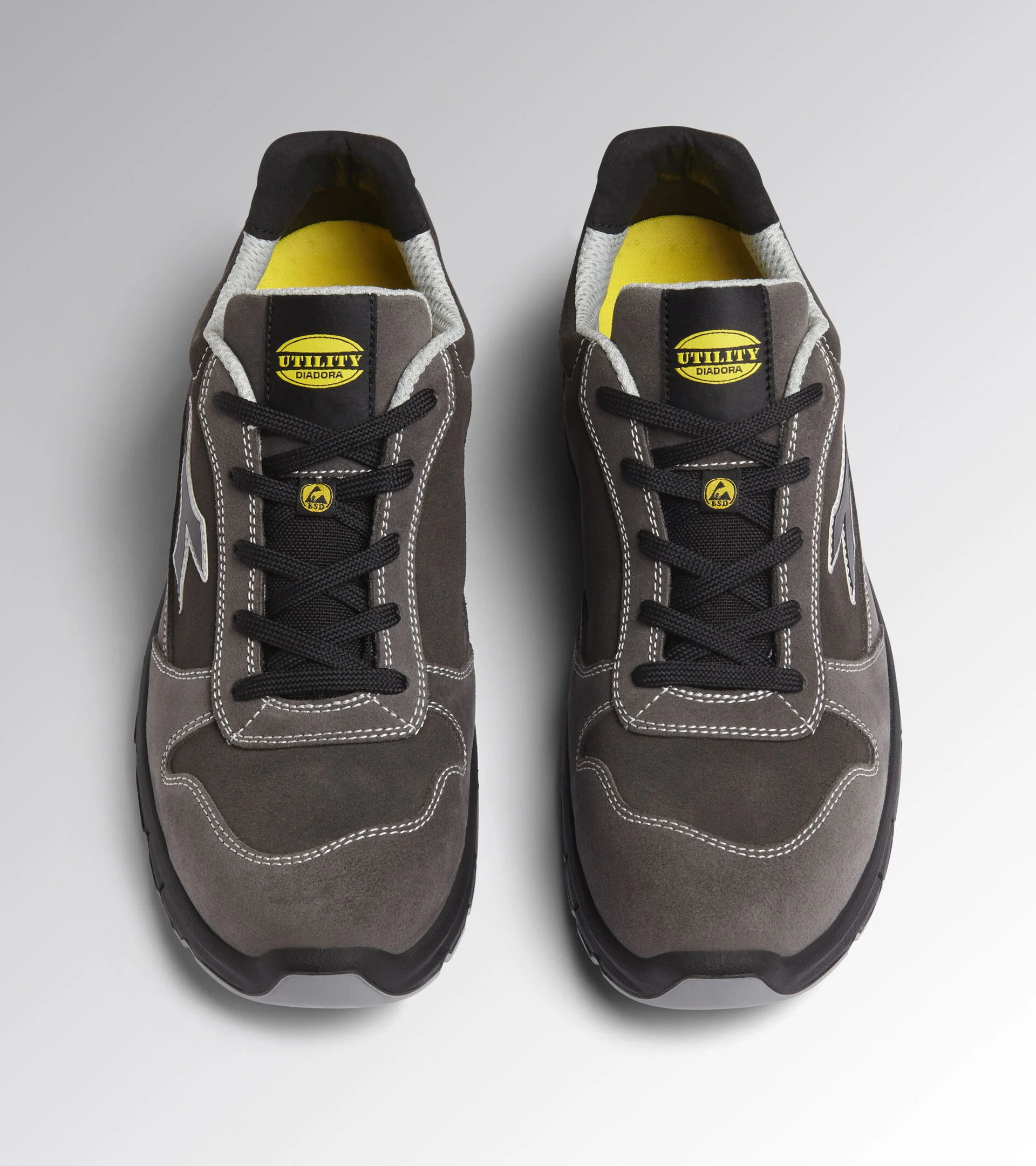 Scarpe Antinfortunistiche Diadora Utility RUN LOW METAL FREE S3L FO SR ESD 179896 D0443 GRIGIO ACCIAIO/ANTRACITE
