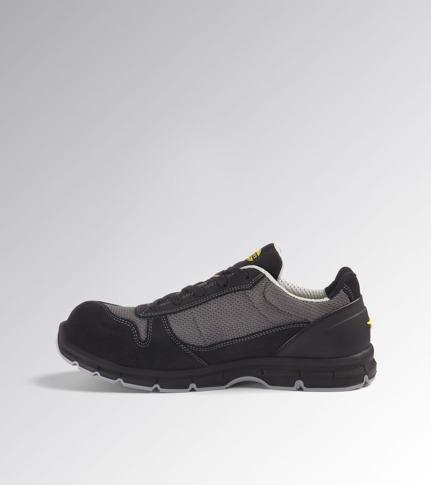 Scarpe Antinfortunistiche Diadora Utility RUN TEXT LOW METAL FREE S1PL FO SR ESD 179897 C0732 NERO/GRIGIO CARBONE