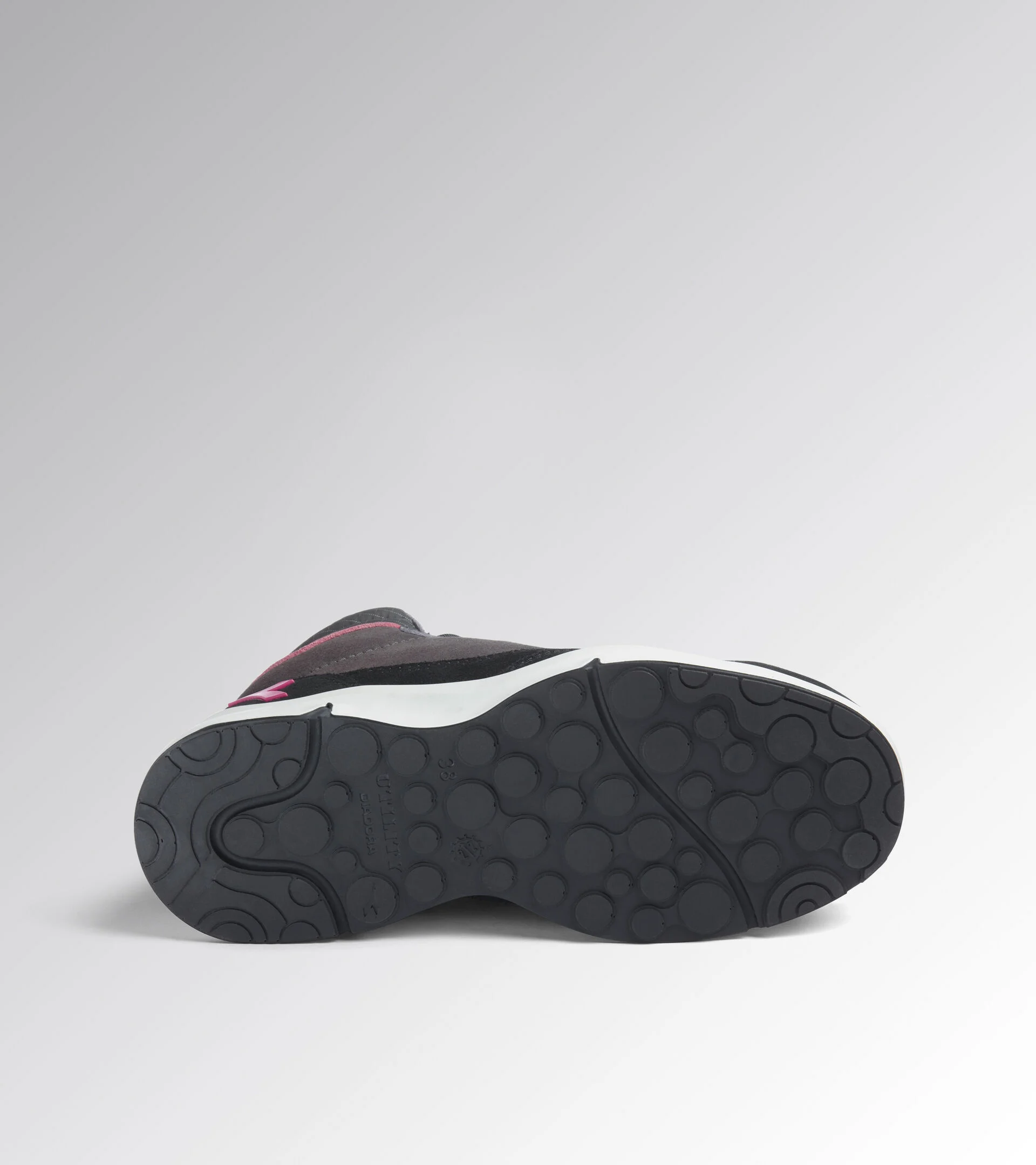 Scarpe Antinfortunistiche Diadora Utility Donna ATHENA MID S3L FO SR ESD NERO FUMO/POMODORO 179901 D0458