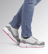 Scarpe Antinfortunistiche Diadora Utility Donna ATHENA TEXT LOW S1PL FO SR ESD GRIGIO ALLUMINIO/POMODORO 179903 D0459
