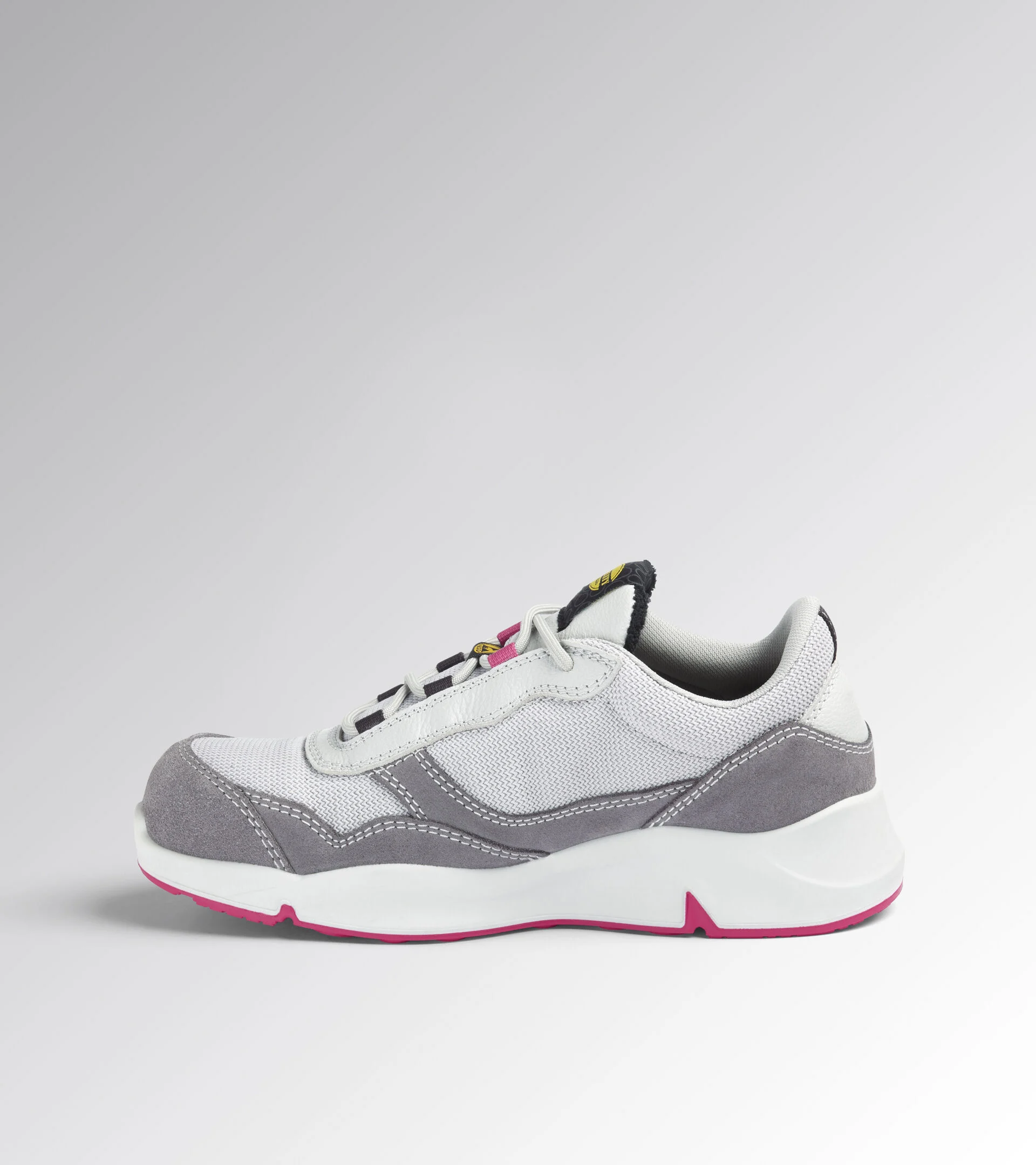 Scarpe Antinfortunistiche Diadora Utility Donna ATHENA TEXT LOW S1PL FO SR ESD GRIGIO ALLUMINIO/POMODORO 179903 D0459