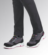 Scarpe Antinfortunistiche Diadora Utility Donna ATHENA TEXT LOW S1PL FO SR ESD NERO FUMO/POMODORO 179903 D0458