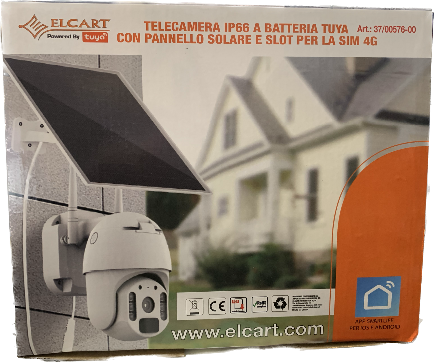 Telecamera A BATTERIA SOLARE 4G IP66 TUYA ALEXA GOOGLE HOME APP IOS ANDROID