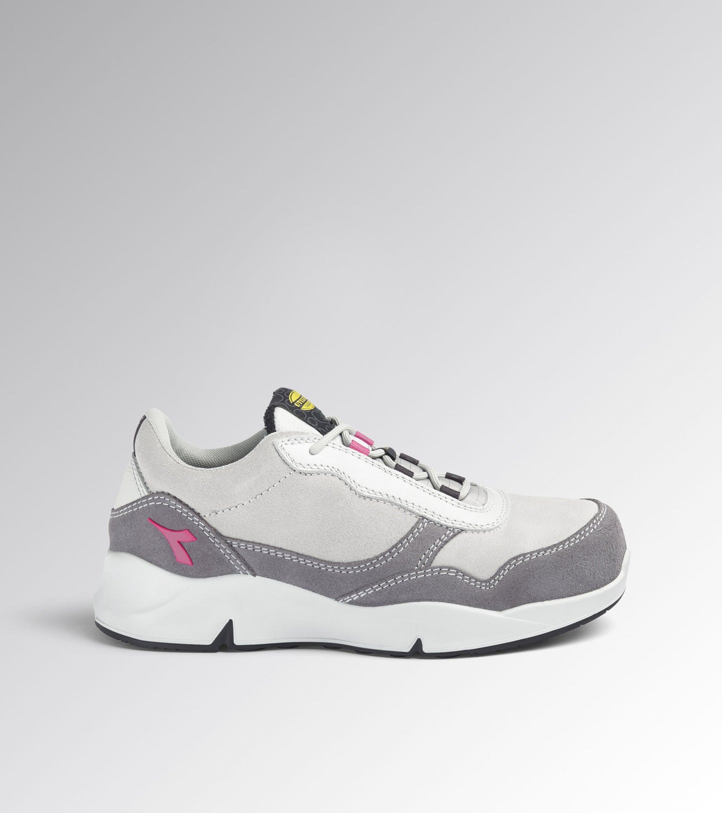 Scarpe Antinfortunistiche Diadora Utility Donna ATHENA LOW S3L FO SR ESD GRIGIO ALLUMINIO/POMODORO 179902 D0459