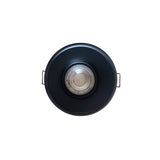 FARETTO ROTONDO GU10 RAFFAELLA NERO IP20 max 35W POLIPLAST 401011NE