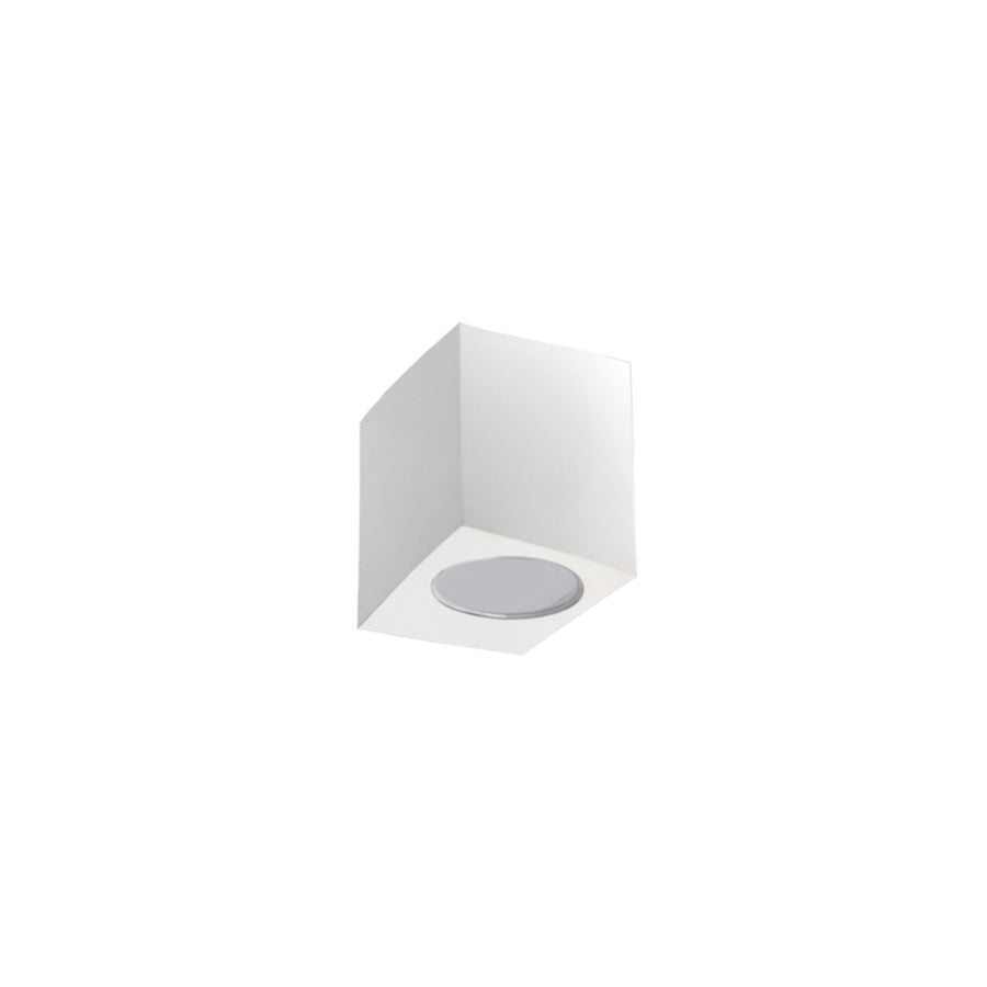 CUBO da parete  GU10 IP44 220-240V IP44 FABIANA BIANCO POLIPLAST 401020BI