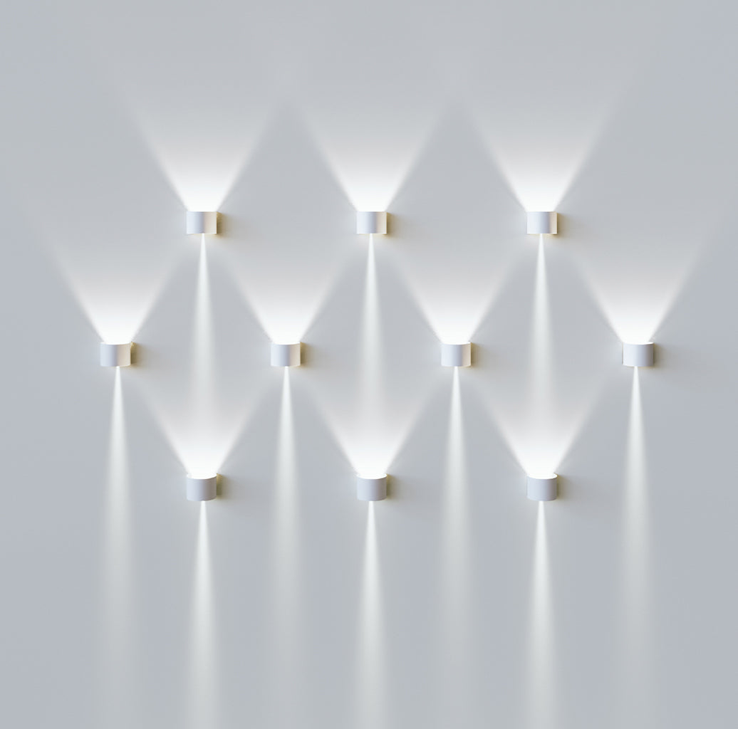 Proiettore da esterno quadrato 6,8W 3000K IP54 Bianco Beneito Faure 3983