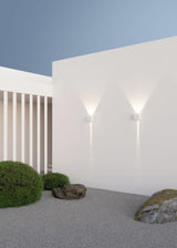 Proiettore da esterno quadrato 6,8W 3000K IP54 Bianco Beneito Faure 3983