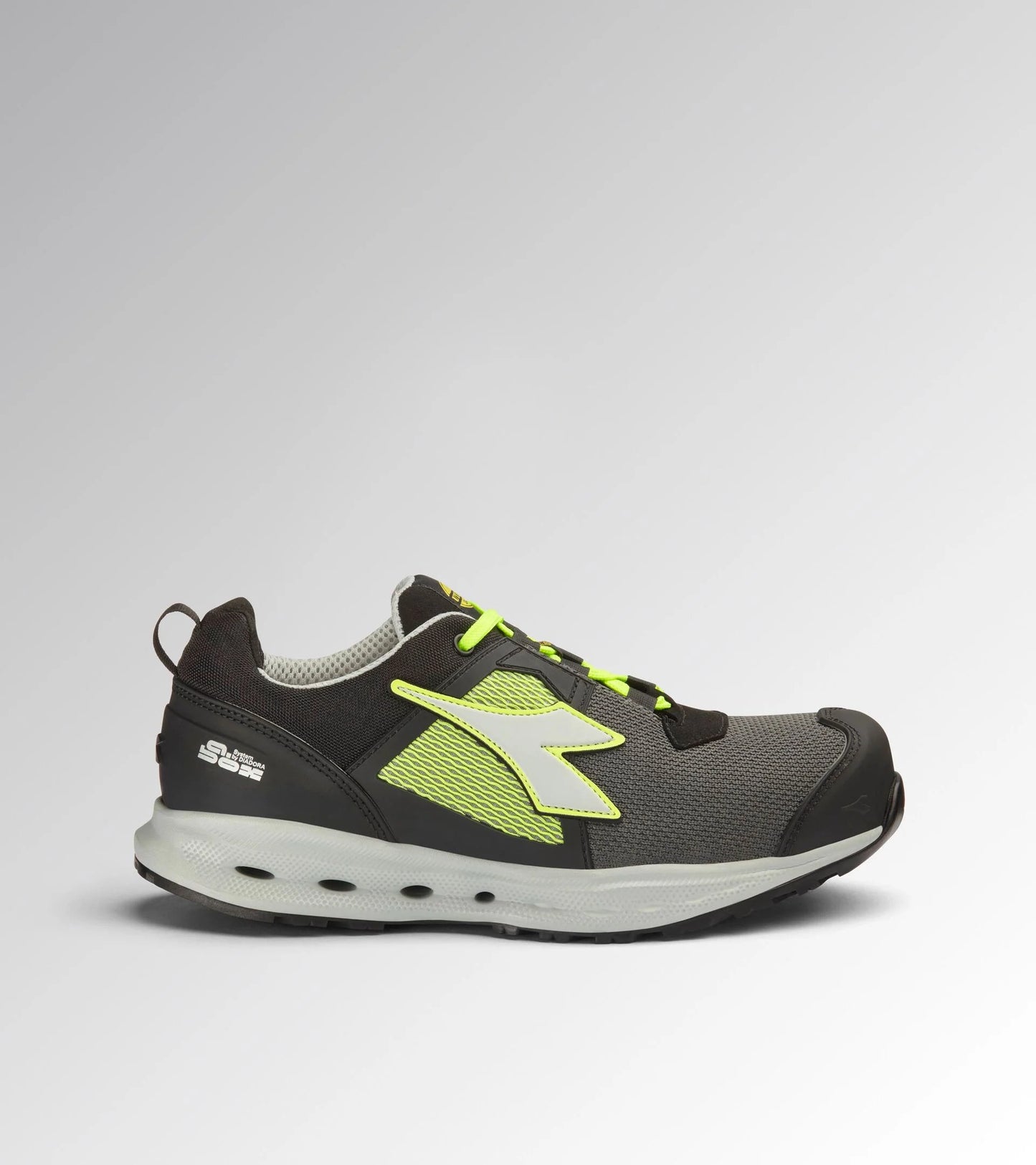 GLOVE A.BOX LOW GHOST S1PS- BLACK/YELLOW FLUO