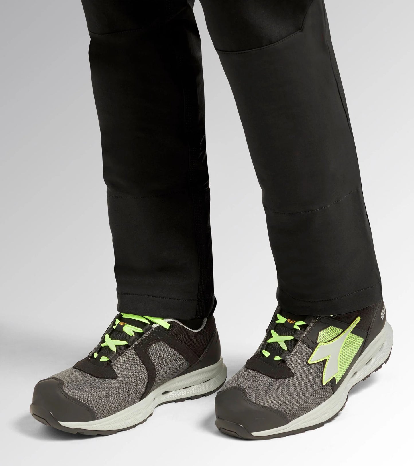 GLOVE A.BOX LOW GHOST S1PS- BLACK/YELLOW FLUO