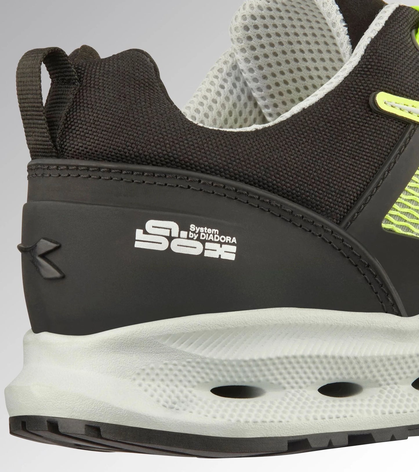 GLOVE A.BOX LOW GHOST S1PS- BLACK/YELLOW FLUO