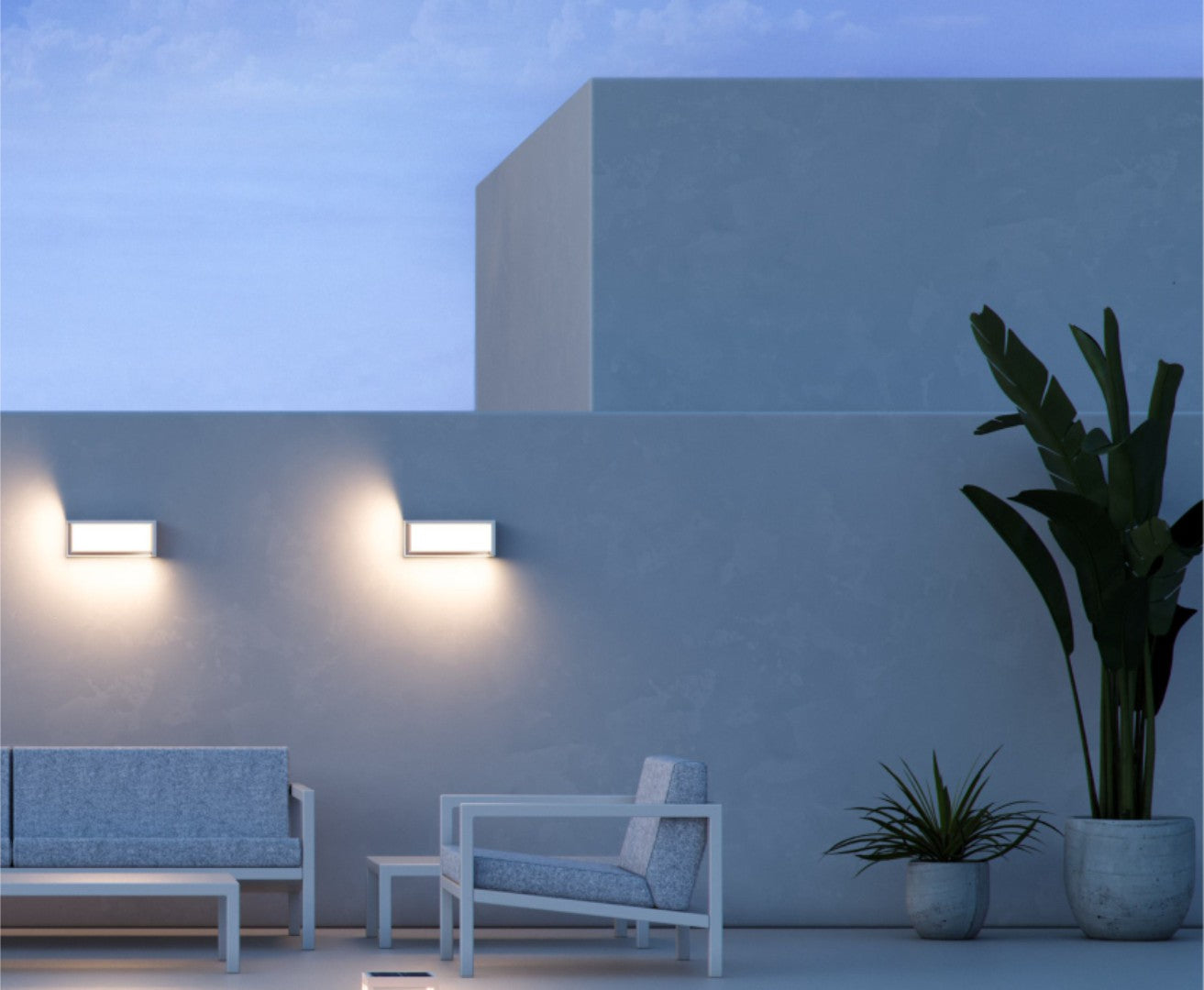 Proiettore led da esterno quadrato 15W IP65 Nero switch Beneito Faure 4961