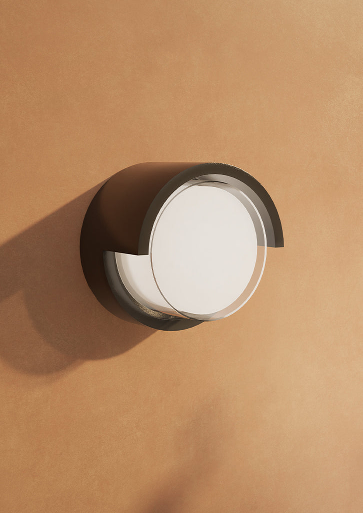 Proiettore led da esterno quadrato 15W IP65 Nero switch Beneito Faure 4961