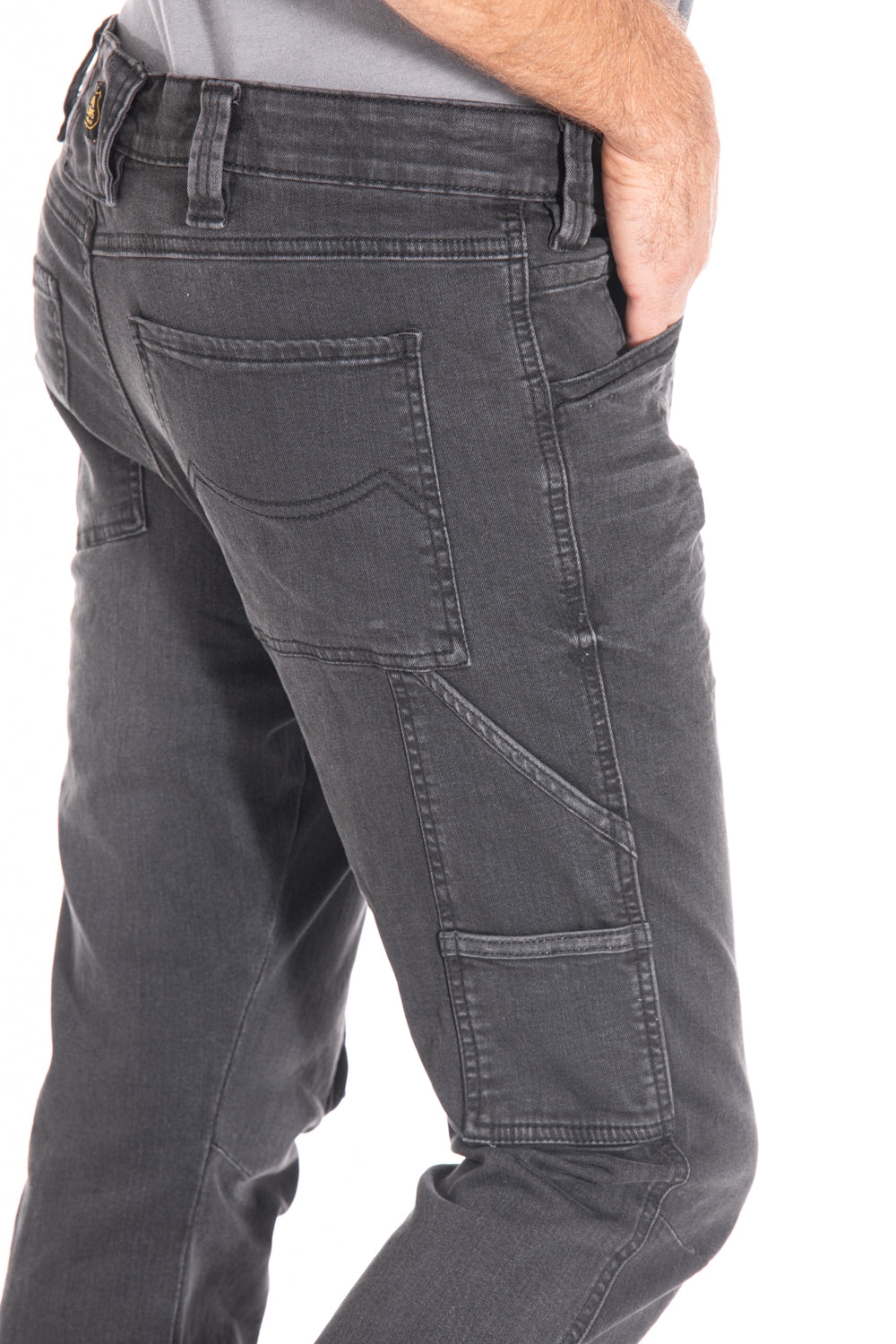 Jeans da lavoro elasticizzati JOBGR dalla vestibilità comoda  Grigio RICA LEWIS