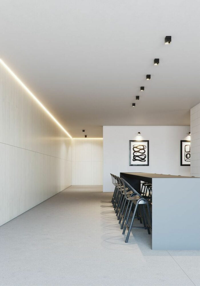 Lampada da parete o soffitto RUBYC 14W. LED SWITCH  2700K/3200K/4000K 1205lm Bianco Beneito Faure 4230-N