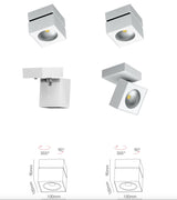 Lampada da parete o soffitto RUBYC 14W. LED SWITCH  2700K/3200K/4000K 1205lm Bianco Beneito Faure 4230-N