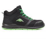 Scarpe Antinfortunistiche A-RUN High Green S3L FO SR 0% Metal ACTIVE GEAR
