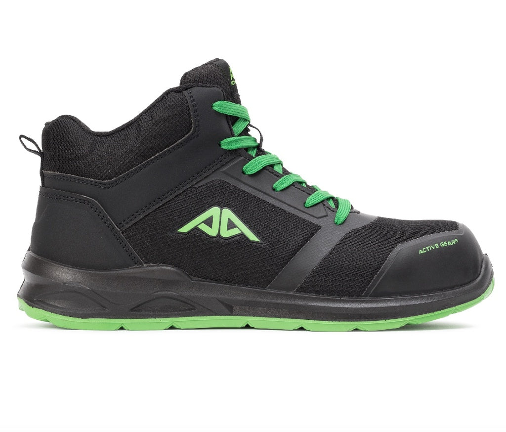 Scarpe Antinfortunistiche A-RUN High Green S3L FO SR 0% Metal ACTIVE GEAR