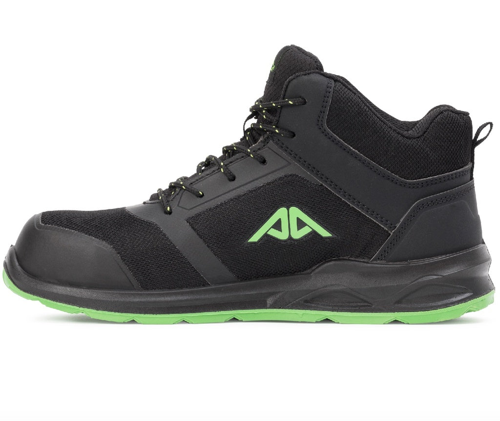 Scarpe Antinfortunistiche A-RUN High Green S3L FO SR 0% Metal ACTIVE GEAR