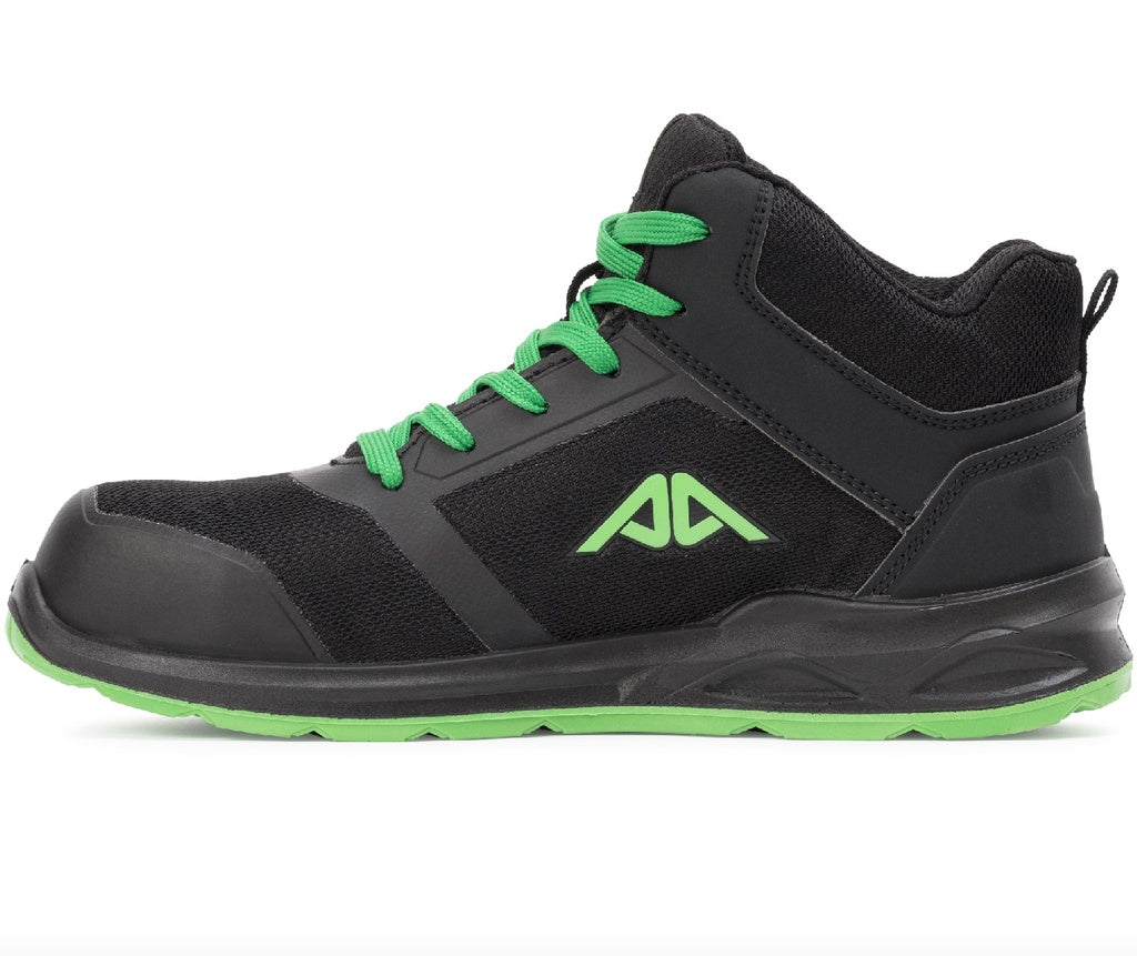 Scarpe Antinfortunistiche A-RUN High Green S3L FO SR 0% Metal ACTIVE GEAR