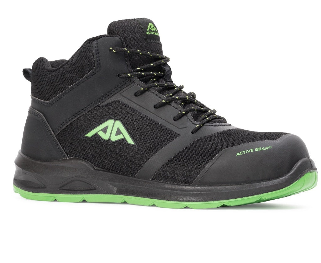 Scarpe Antinfortunistiche A-RUN High Green S3L FO SR 0% Metal ACTIVE GEAR