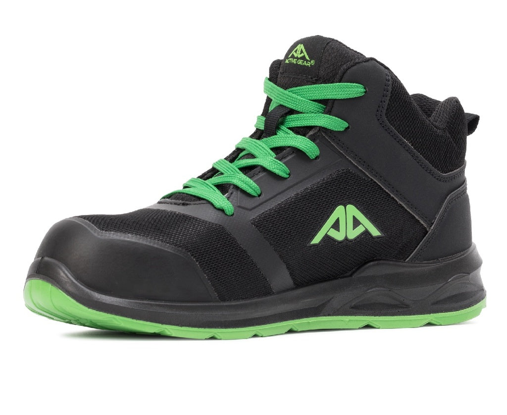Scarpe Antinfortunistiche A-RUN High Green S3L FO SR 0% Metal ACTIVE GEAR