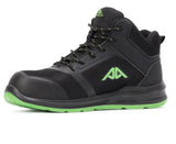 Scarpe Antinfortunistiche A-RUN High Green S3L FO SR 0% Metal ACTIVE GEAR