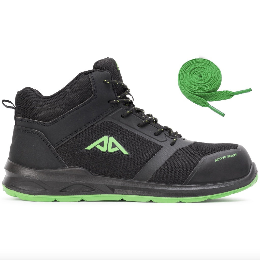 Scarpe Antinfortunistiche A-RUN High Green S3L FO SR 0% Metal ACTIVE GEAR