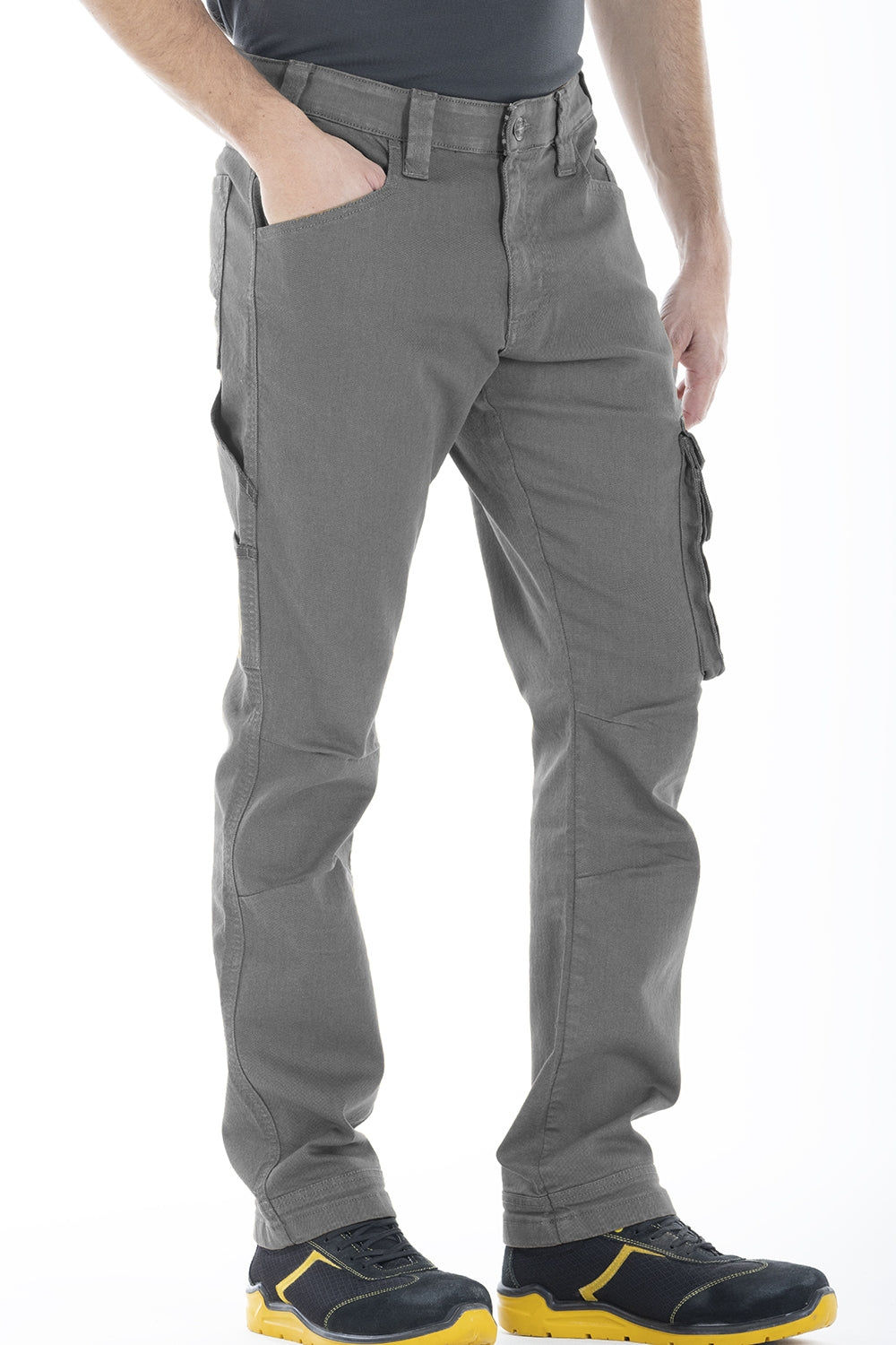 Pantaloni da lavoro elasticizzati comfort fit Rica Lewis JOBC 270 GRIGIO