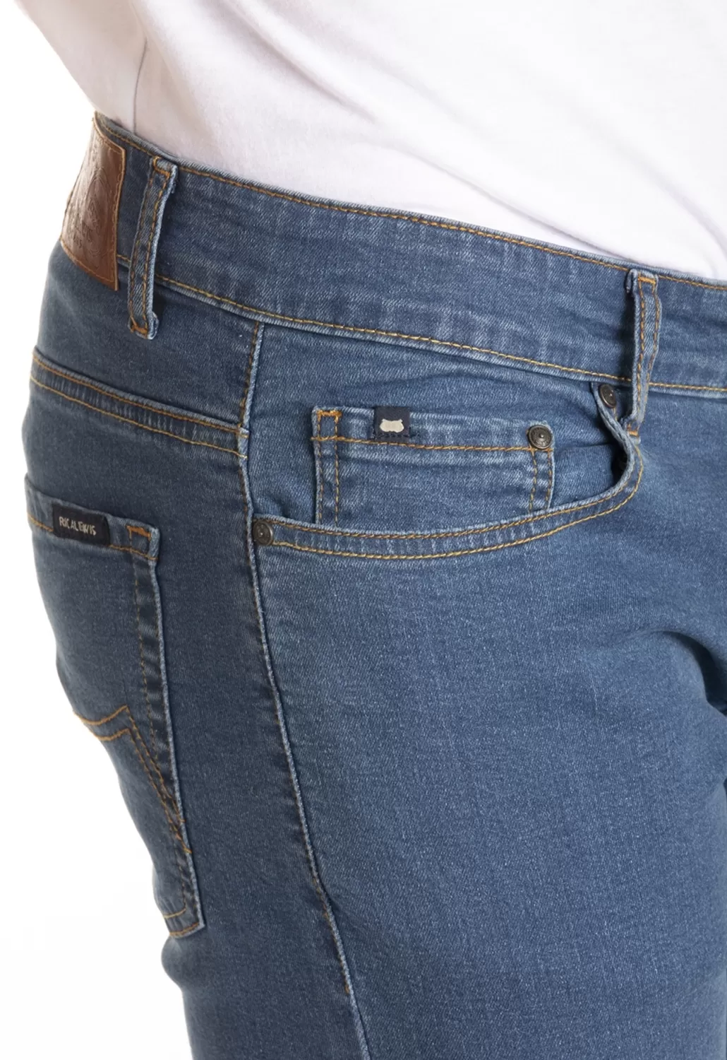 Jeans stretch antigonfiamento Fibreflex stone straight ANTI2 blu Rica Lewis